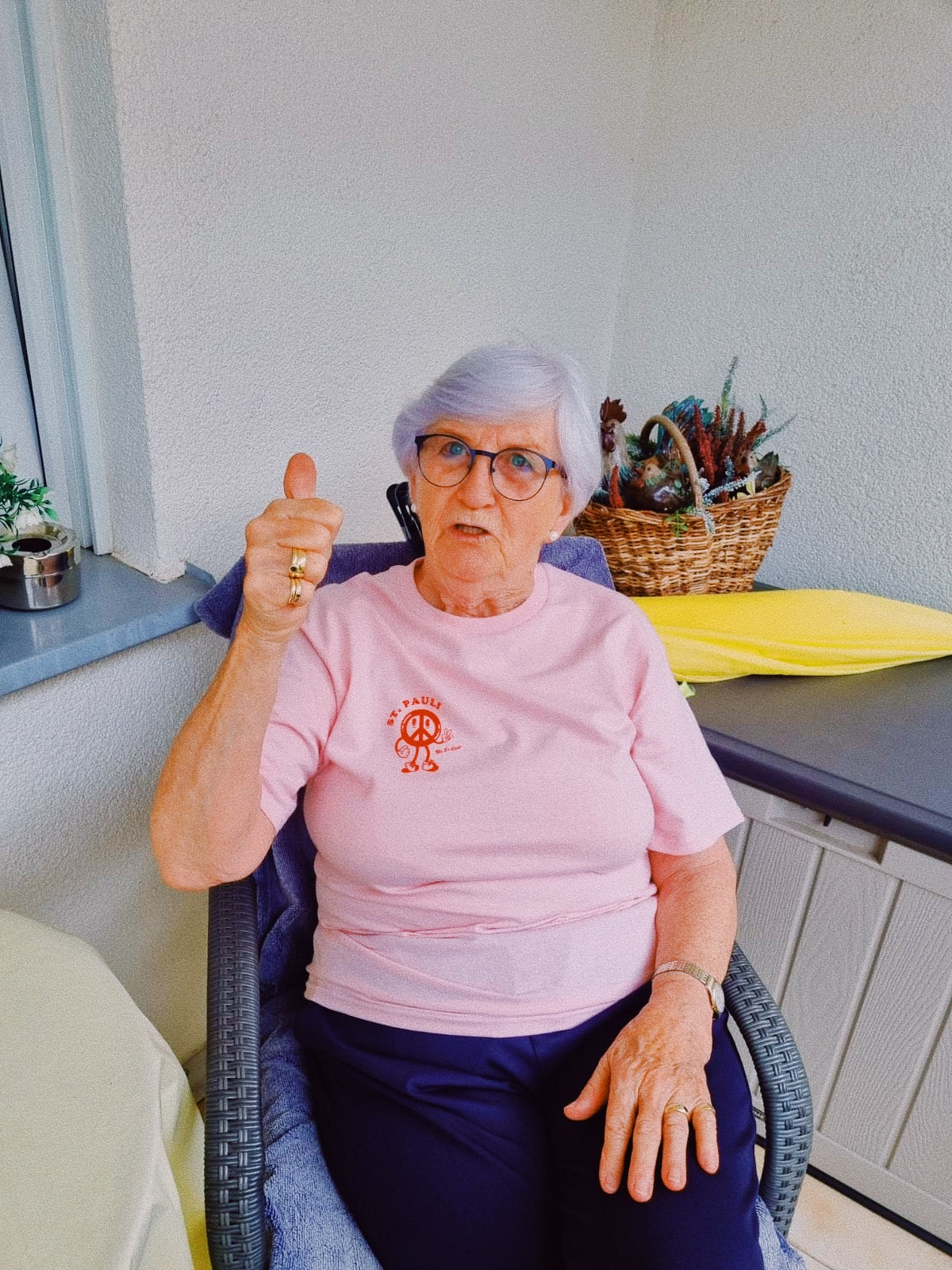 Anti-Fascist Neighbourhood T-Shirt - Pink