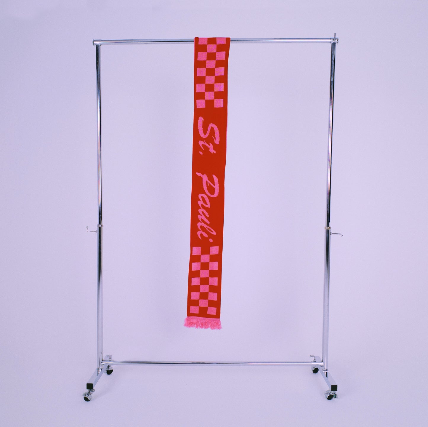 St. Pauli Scarf - "The Classic" Pink & Red