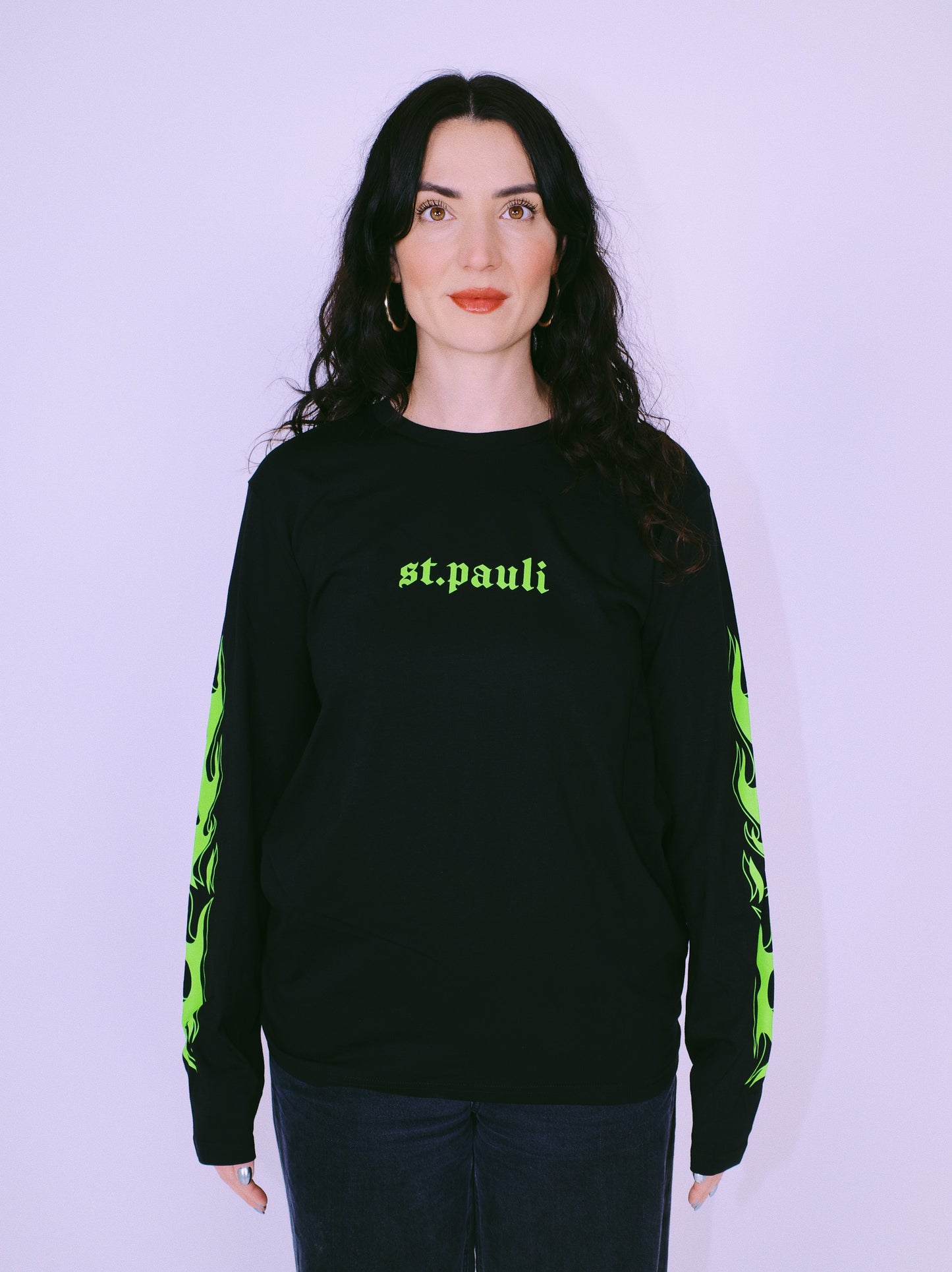 St. Pauli Flame Long Sleeve - Black Green