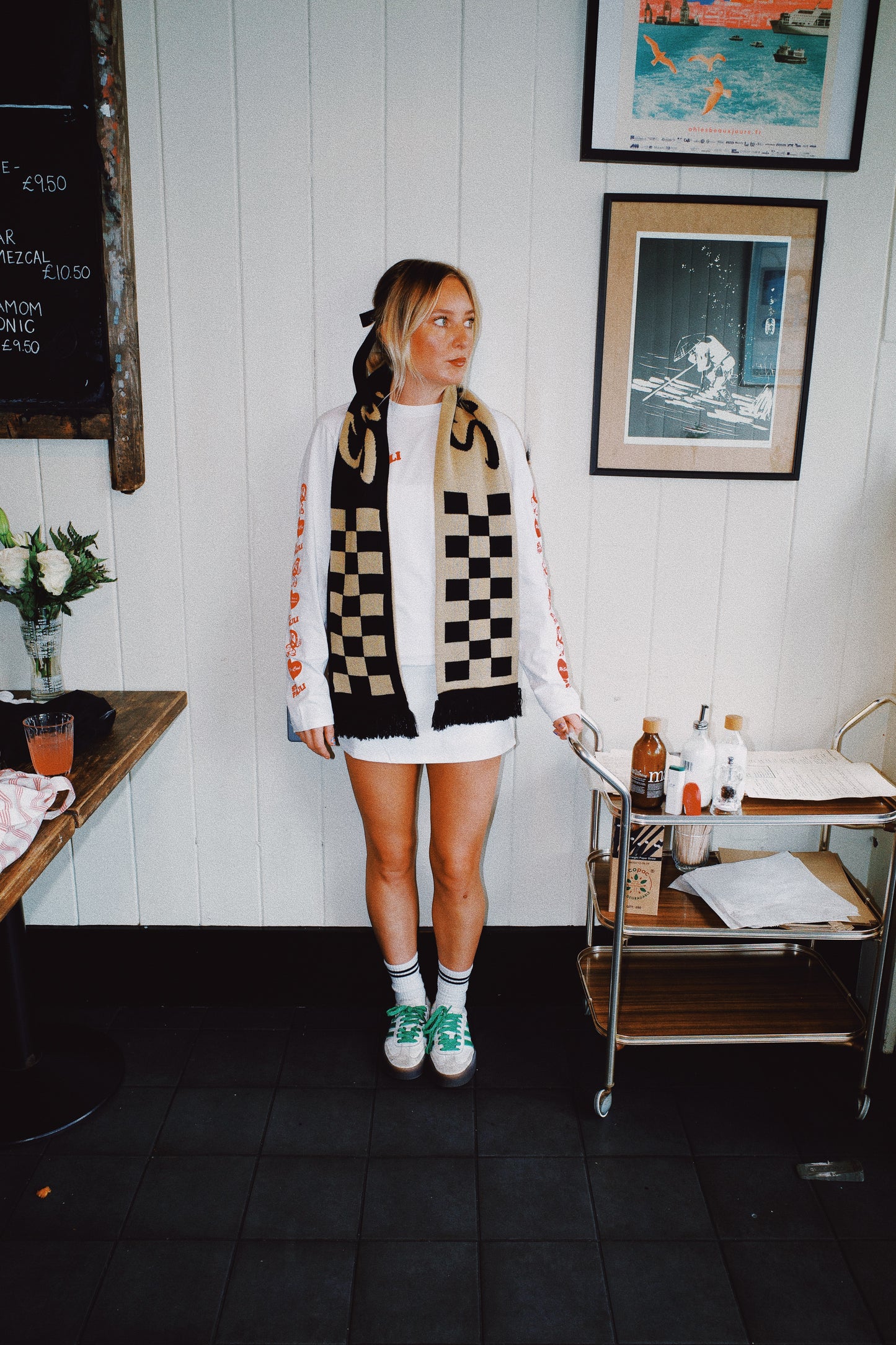St. Pauli Scarf - "Schal 2" Black & Gold