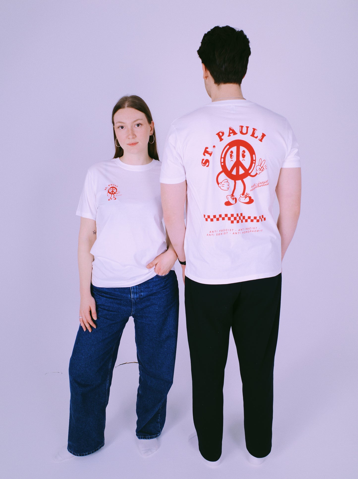 Anti-Fascist Neighbourhood T-Shirt - White