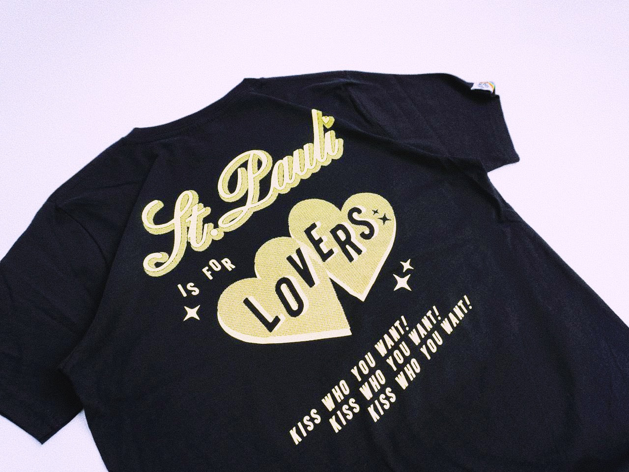 St. Pauli Lovers PRIDE T-Shirt - Black