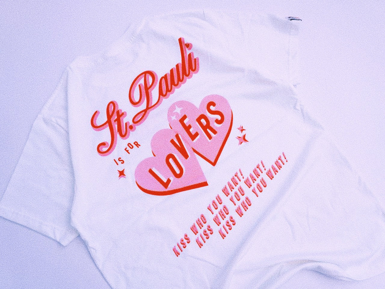 St. Pauli Lovers PRIDE T-Shirt - White