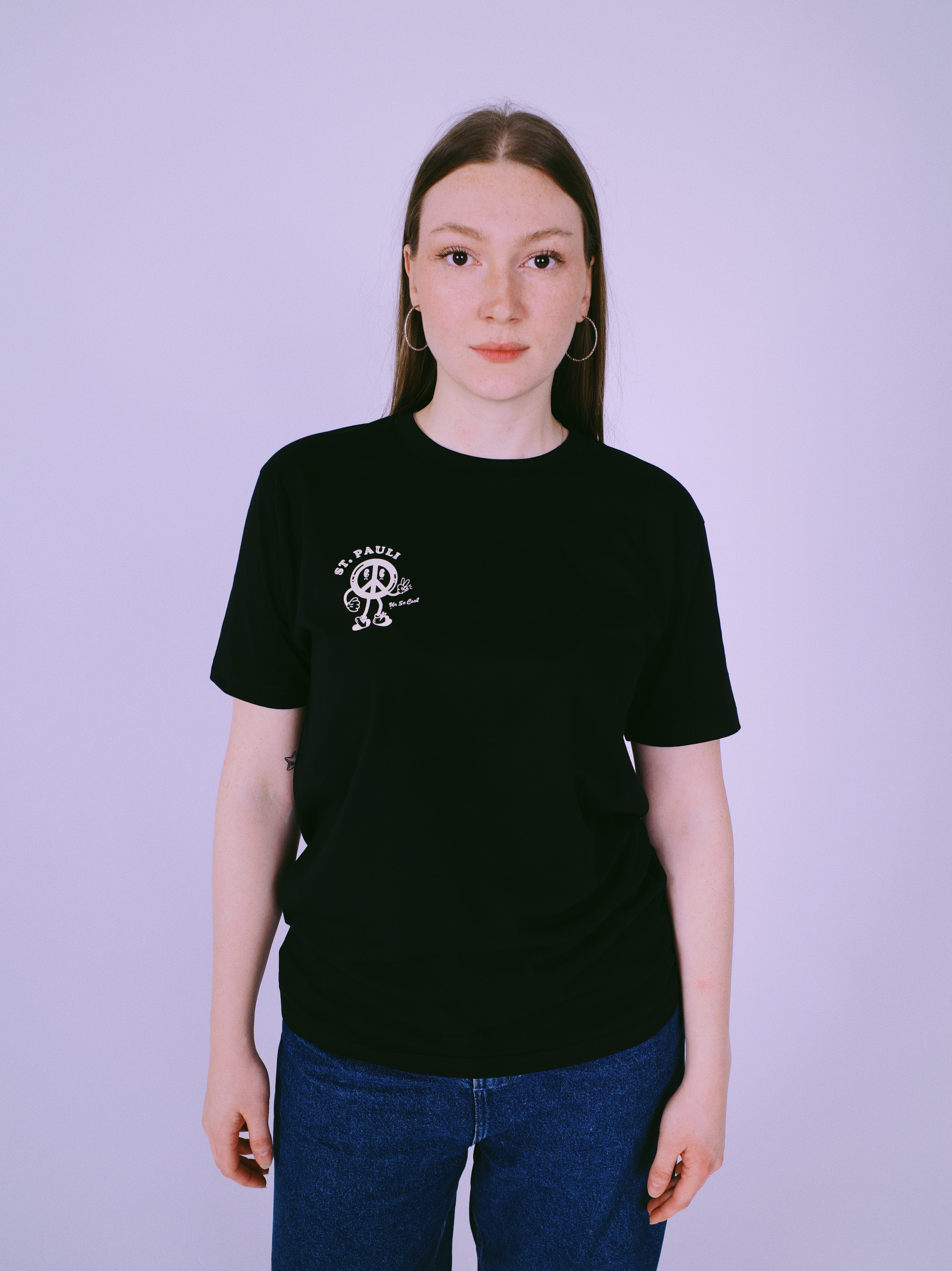Maglietta Donna S'questo Mezza Manica Con Stampa "Be Cool", Girocollo, Collezione Soquesto, Vestibilità Comoda E Casual